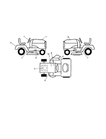 Decals parts for Craftsman Front-Engine Lawn Tractor 917289254 from AppliancePartsPros.com