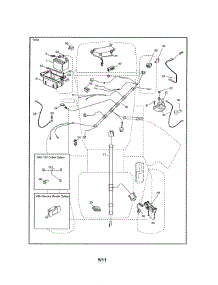 Electrical parts for Craftsman Front-Engine Lawn Tractor 917289255 from AppliancePartsPros.com