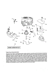 Engine parts for Craftsman Front-Engine Lawn Tractor 917289255 from AppliancePartsPros.com