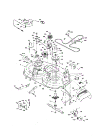 Mower Deck parts for Craftsman Front-Engine Lawn Tractor 917289255 from AppliancePartsPros.com
