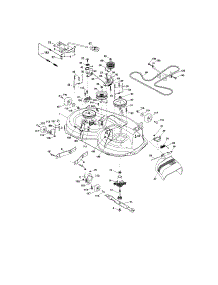 Mower Deck parts for Craftsman Front-Engine Lawn Tractor 917289260 from AppliancePartsPros.com