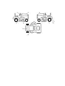 Decals parts for Craftsman Front-Engine Lawn Tractor 917289260 from AppliancePartsPros.com