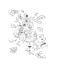 Mower Deck parts for Craftsman Front-Engine Lawn Tractor 917289261 from AppliancePartsPros.com