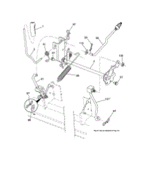 Lift parts for Craftsman Front-Engine Lawn Tractor 917289261 from AppliancePartsPros.com