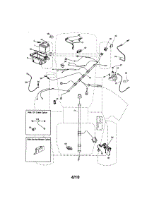 Electrical parts for Craftsman Front-Engine Lawn Tractor 917289263 from AppliancePartsPros.com