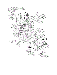 Mower Deck parts for Craftsman Front-Engine Lawn Tractor 917289263 from AppliancePartsPros.com