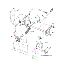 Lift parts for Craftsman Front-Engine Lawn Tractor 917289263 from AppliancePartsPros.com