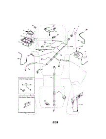 Electrical parts for Craftsman Front-Engine Lawn Tractor 917289270 from AppliancePartsPros.com