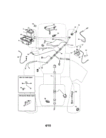 Electrical parts for Craftsman Front-Engine Lawn Tractor 917289272 from AppliancePartsPros.com