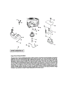 Engine parts for Craftsman Front-Engine Lawn Tractor 917289272 from AppliancePartsPros.com