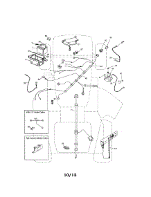 Electrical parts for Craftsman Front-Engine Lawn Tractor 917289280 from AppliancePartsPros.com