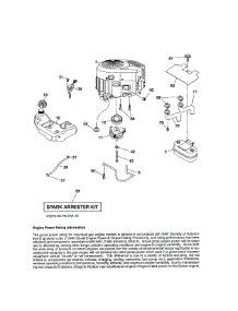 Engine parts for Craftsman Front-Engine Lawn Tractor 917289280 from AppliancePartsPros.com