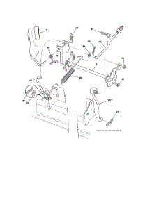 Lift parts for Craftsman Front-Engine Lawn Tractor 917289280 from AppliancePartsPros.com
