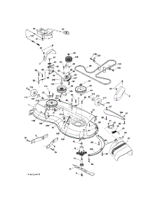 Mower Deck parts for Craftsman Front-Engine Lawn Tractor 917289281 from AppliancePartsPros.com