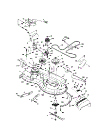 Mower Deck parts for Craftsman Front-Engine Lawn Tractor 917289283 from AppliancePartsPros.com