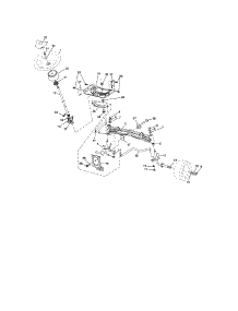 Steering parts for Craftsman Front-Engine Lawn Tractor 917289341 from AppliancePartsPros.com