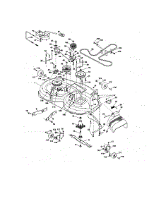 Mower Deck parts for Craftsman Front-Engine Lawn Tractor 917289341 from AppliancePartsPros.com
