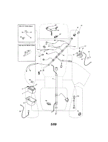 Electrical parts for Craftsman Front-Engine Lawn Tractor 917289342 from AppliancePartsPros.com
