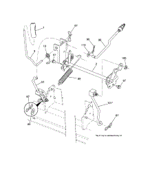 Lift parts for Craftsman Front-Engine Lawn Tractor 917289342 from AppliancePartsPros.com