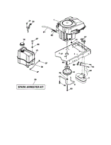Engine parts for Craftsman Front-Engine Lawn Tractor 917289344 from AppliancePartsPros.com