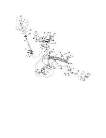 Steering parts for Craftsman Front-Engine Lawn Tractor 917289344 from AppliancePartsPros.com