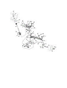 Steering parts for Craftsman Front-Engine Lawn Tractor 917289361 from AppliancePartsPros.com