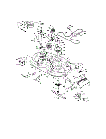 Mower Deck parts for Craftsman Front-Engine Lawn Tractor 917289361 from AppliancePartsPros.com