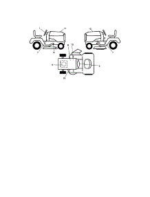 Decals parts for Craftsman Front-Engine Lawn Tractor 917289361 from AppliancePartsPros.com