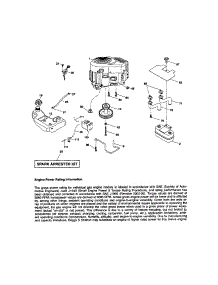Engine parts for Craftsman Front-Engine Lawn Tractor 917289362 from AppliancePartsPros.com