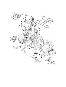 Mower Deck parts for Craftsman Front-Engine Lawn Tractor 917289362 from AppliancePartsPros.com