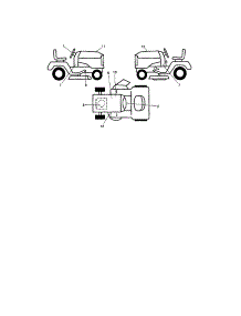 Decals parts for Craftsman Front-Engine Lawn Tractor 917289362 from AppliancePartsPros.com