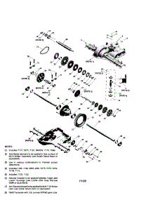 Transaxle 7800-1 parts for Craftsman Front-Engine Lawn Tractor 917289450 from AppliancePartsPros.com