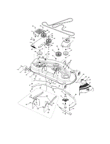 Mower Deck parts for Craftsman Front-Engine Lawn Tractor 917289450 from AppliancePartsPros.com