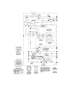 Schematic Diagram parts for Craftsman Front-Engine Lawn Tractor 917289451 from AppliancePartsPros.com