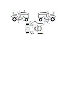 Decals parts for Craftsman Front-Engine Lawn Tractor 917289452 from AppliancePartsPros.com