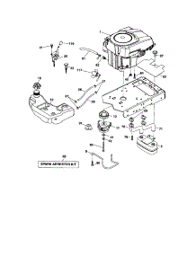 Engine parts for Craftsman Front-Engine Lawn Tractor 917289470 from AppliancePartsPros.com