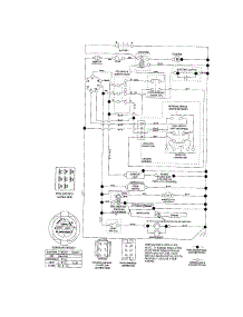 Schematic Diagram parts for Craftsman Front-Engine Lawn Tractor 917289470 from AppliancePartsPros.com