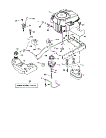 Engine parts for Craftsman Front-Engine Lawn Tractor 917289480 from AppliancePartsPros.com