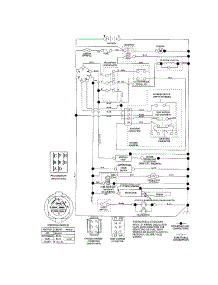 Schematic Diagram parts for Craftsman Front-Engine Lawn Tractor 917289480 from AppliancePartsPros.com