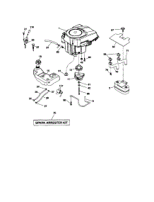 Engine parts for Craftsman Front-Engine Lawn Tractor 917289550 from AppliancePartsPros.com