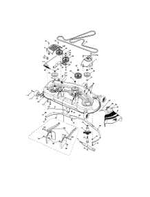 Mower Deck parts for Craftsman Front-Engine Lawn Tractor 917289550 from AppliancePartsPros.com