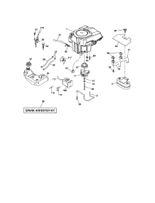 Engine parts for Craftsman Front-Engine Lawn Tractor 917289551 from AppliancePartsPros.com