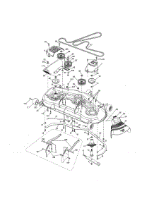 Mower Deck parts for Craftsman Front-Engine Lawn Tractor 917289551 from AppliancePartsPros.com