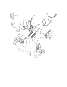 Lift Assembly parts for Craftsman Front-Engine Lawn Tractor 917289551 from AppliancePartsPros.com
