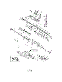 Peerless Transaxle parts for Craftsman Front-Engine Lawn Tractor 917289551 from AppliancePartsPros.com