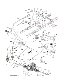 Drive parts for Husqvarna Front-Engine Lawn Tractor 917289560 from AppliancePartsPros.com