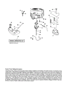 Engine parts for Husqvarna Front-Engine Lawn Tractor 917289560 from AppliancePartsPros.com