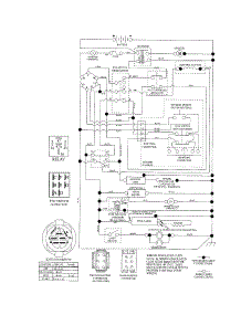 Schematic Diagram parts for Husqvarna Front-Engine Lawn Tractor 917289560 from AppliancePartsPros.com