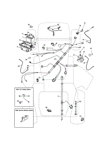 Electrical parts for Husqvarna Front-Engine Lawn Tractor 917289570 from AppliancePartsPros.com