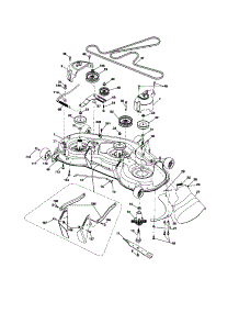 Mower Deck parts for Husqvarna Front-Engine Lawn Tractor 917289570 from AppliancePartsPros.com